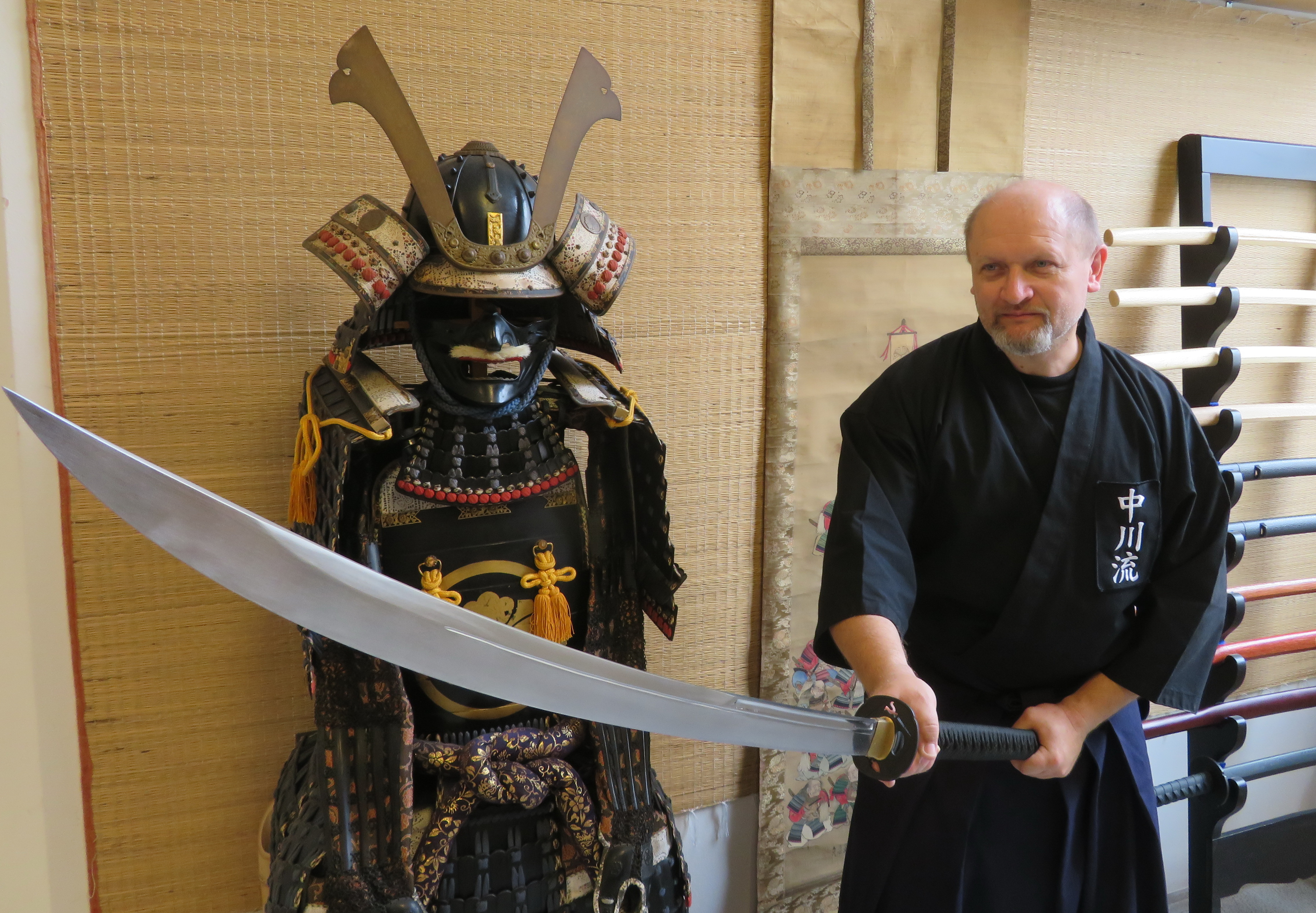 Nodachi, neboli bitevní meče patří mezi středověké zbraně japonských válečníků – samurajů.